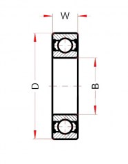 Подшипник Высокотемпературные подшипники Подшипник 6205 BHTS ZZ C4 220°-250° по выгодным ценам Усолье-Сибирское